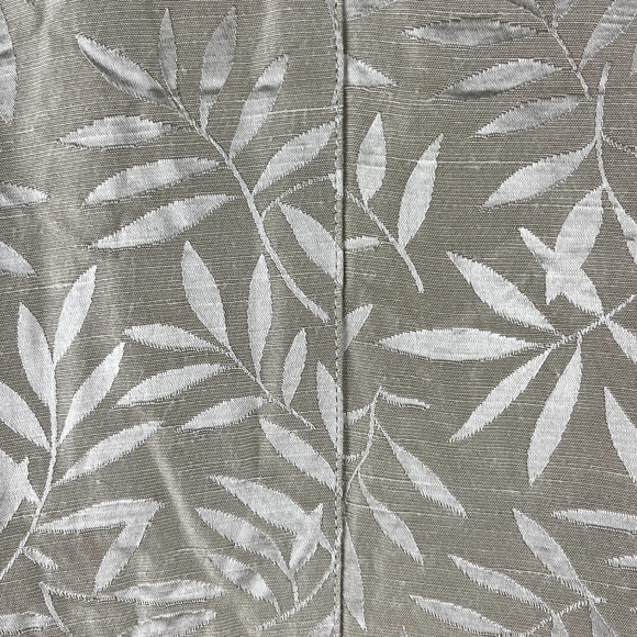 Vintage Escada Vest Women 40 Beige Margaretha Ley Button Front Leaf Print Silky - Picture 9 of 10